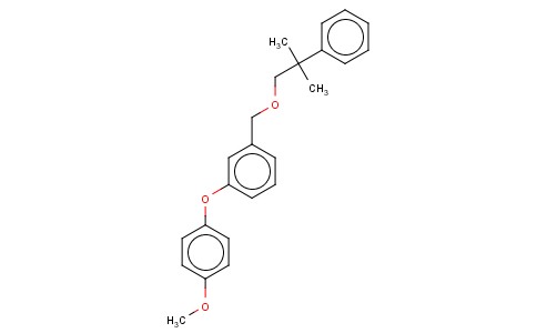 BENZENE, 1-(4-METHOXYPHENOXY)-3-((2-PHENYL-2-METHYLPROPOXY)METHYL)-